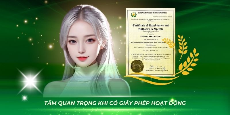 Tầm quan trọng mà giấy phép hoạt động mang đến